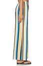view 3 of 6 Nella Wide Leg Pant in Ocean Stripe