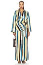 view 5 of 6 Nella Wide Leg Pant in Ocean Stripe