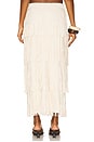 view 4 of 6 Za Za Knit Fringe Skirt in Ivory