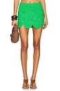 view 1 of 6 Beep Beep Mini Skirt in Grass Green