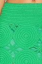 view 6 of 6 Beep Beep Mini Skirt in Grass Green