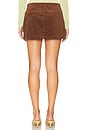 view 4 of 6 Twiggy Corduroy Mini Skirt in Choco Brown