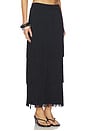view 2 of 6 Za Za Knit Fringe Skirt in Black