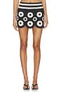view 1 of 6 FALDA BEEP BEEP CROCHET MINI in Cream & Black