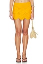 view 1 of 6 Beep Beep Mini Skirt in Sherbert Orange