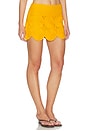 view 2 of 6 Beep Beep Mini Skirt in Sherbert Orange
