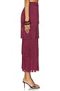 view 3 of 6 JUPE ZA ZA KNIT FRINGE  in Pomegranate