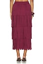 view 4 of 6 JUPE ZA ZA KNIT FRINGE  in Pomegranate