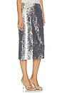 view 2 of 6 Mia Sequin Skirt in Satellite Silver