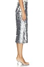 view 4 of 6 Mia Sequin Skirt in Satellite Silver