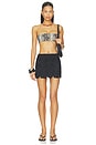 view 6 of 6 Beep Beep Mini Skirt in Black