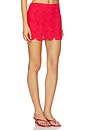 view 2 of 6 Beep Beep Mini Skirt in Classic Red