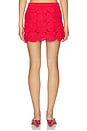 view 5 of 6 Beep Beep Mini Skirt in Classic Red