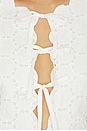 view 5 of 5 Delilah Eyelet Tie Top in Macadamia