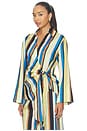 view 2 of 4 Vietta Twill Top in Ocean Stripe