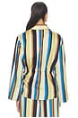 view 3 of 4 Vietta Twill Top in Ocean Stripe