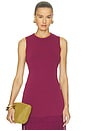view 1 of 5 Dara Knit Top in Pomegranate