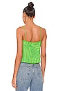 view 3 of 4 Zapa Top in Hustle Green