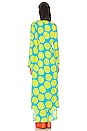 view 3 of 4 Valley Coverup in Suburban Blue & Valley Green Dot Print