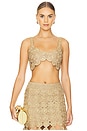 view 1 of 4 Beep Beep Cropped Top in Star Gold