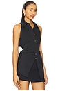 view 2 of 4 Loch Sleeveless Poplin Button Up in Black