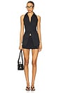 view 4 of 4 Loch Sleeveless Poplin Button Up in Black