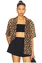 view 1 of 5 Bia Linen Camp Shirt in Leopard
