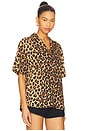 view 3 of 5 Bia Linen Camp Shirt in Leopard