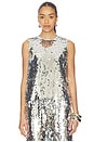view 1 of 5 Shirley Sequin Top in Satellite Silver
