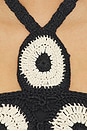 view 5 of 5 ATLAS CROCHET 탑 in Cream & Black