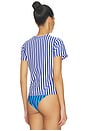 view 3 of 5 CAMISETA BWAI STRIPED in Blue Stripe