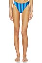 view 1 of 5 Bwai Bikini Bottom in Tonal Blue Stripe