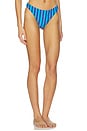 view 2 of 5 Bwai Bikini Bottom in Tonal Blue Stripe