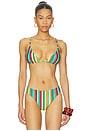 view 1 of 4 Bwai Bikini Top in Vibrant Multi Stripe