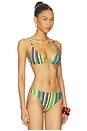 view 2 of 4 Bwai Bikini Top in Vibrant Multi Stripe