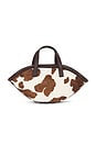 view 3 of 7 Mercado Mini Tote Bag in Cow Print