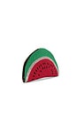 view 3 of 4 Beaded Lune Clutch in Watermelon