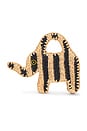 view 2 of 4 BOLSO CON ASA SUPERIOR ELEPHANT in Black & Natural Strip