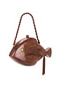 view 4 of 7 ESTUCHE CARVED FISH in Mahogany