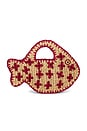 view 1 of 4 ESTUCHE PUKA in Natural & Burgundy