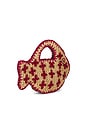 view 3 of 4 ESTUCHE PUKA in Natural & Burgundy