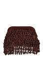 view 2 of 4 Beaded Drop Clutch in Chocolate