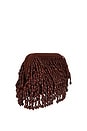 view 4 of 4 Beaded Drop Clutch in Chocolate