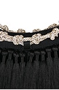 view 7 of 6 TASSEL EVENING KNOTTY BAG in Black