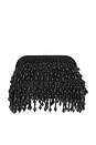 view 1 of 4 Beaded Drop Clutch in Black
