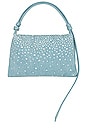 view 2 of 4 Mini Puffin Bag in Denim & Crystal