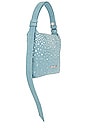 view 3 of 4 Mini Puffin Bag in Denim & Crystal