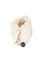 view 4 of 5 MINI FAUX SHEARLING PUFFIN キーチェーン付きバッグ in Macadamia
