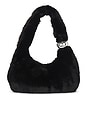 view 1 of 4 Faux Fur Figures Bag in Black