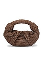 view 2 of 6 Raffia Lopsy Bag in Chocolate